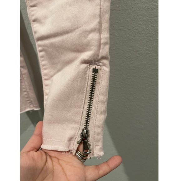 KAN CAN Jeans Pink Side Ankle Zipper - Picture 3 of 4